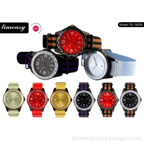 2014 Fashion Aluminum Quartz Watch Nylon Strap Quality Quartz Watch, Sport Watch From Watch Factory, Watches Wholesale, Japenese Movement Watch, Ladies Watch